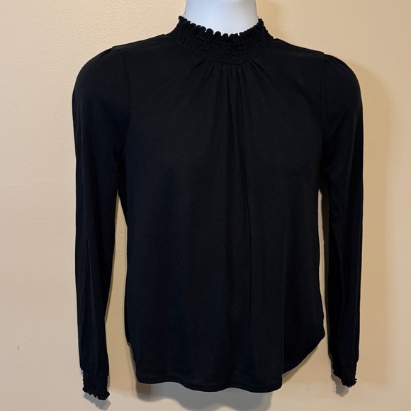 J. Crew Tops - J. Crew Black Long Sleeve Blouse